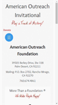 Mobile Screenshot of americanoutreachfoundation.com
